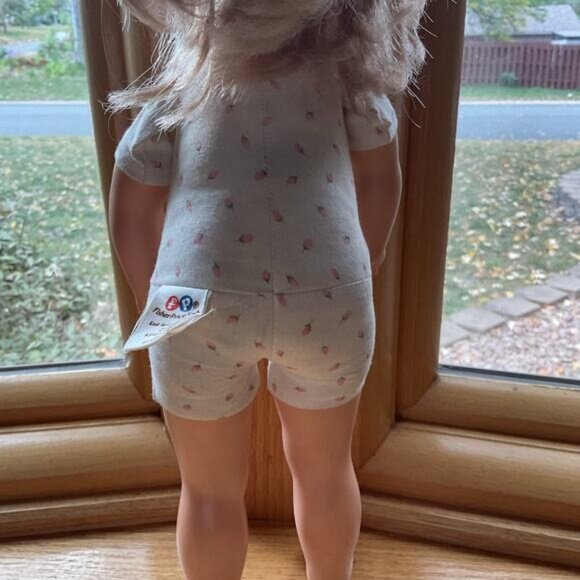 Vintage Fisher Price 1970s My Friend Mandy Doll Blond Hair Blue Eyes 16" - Picture 7 of 9